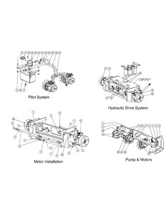 Part Location Diagram of 02001101P MTD HYDRO PUMP, BDP-12, RH